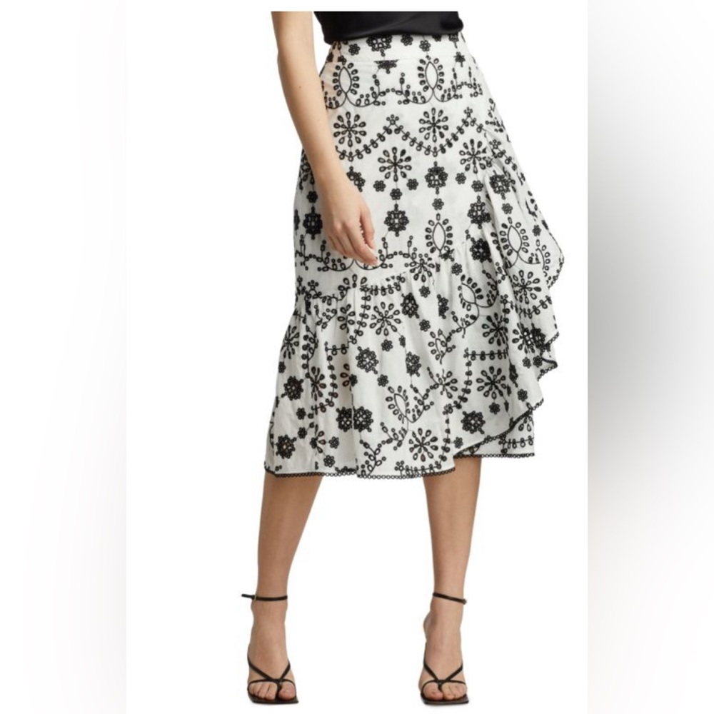 ELIE TAHARI Embroidered Skirt - Picture 2 of 9